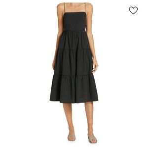 Rails Black Strappy Midi Leni Dress - XL